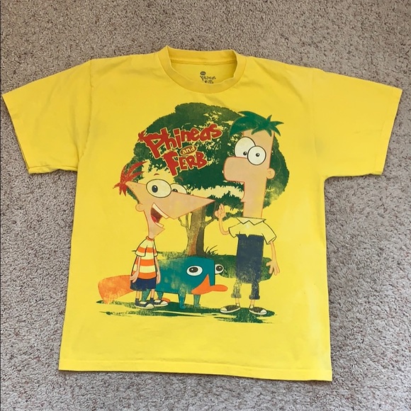 Disney Phineas & Ferb shirt size XL - Picture 1 of 8
